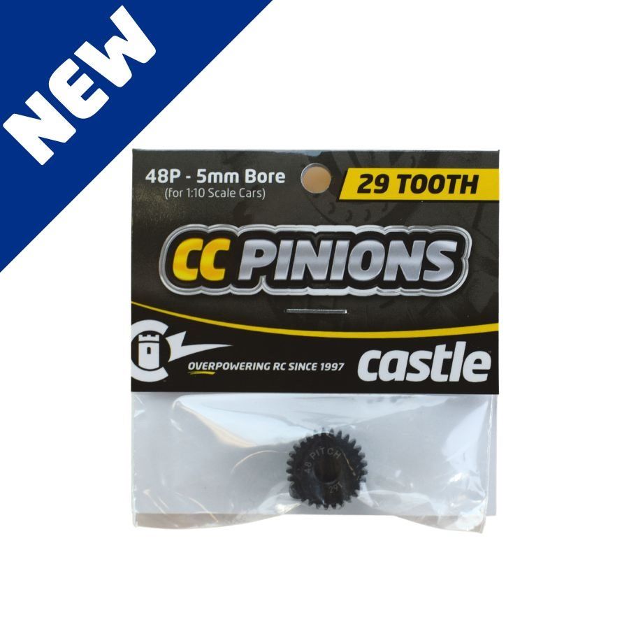 Castle CC Pinion 29T-48 Pitch 5mm Bore - Click Image to Close