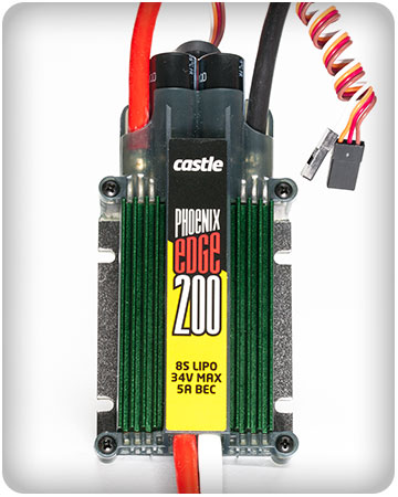 Castle Phoenix Edge 200 32V 200A ESC w/ 5A BEC