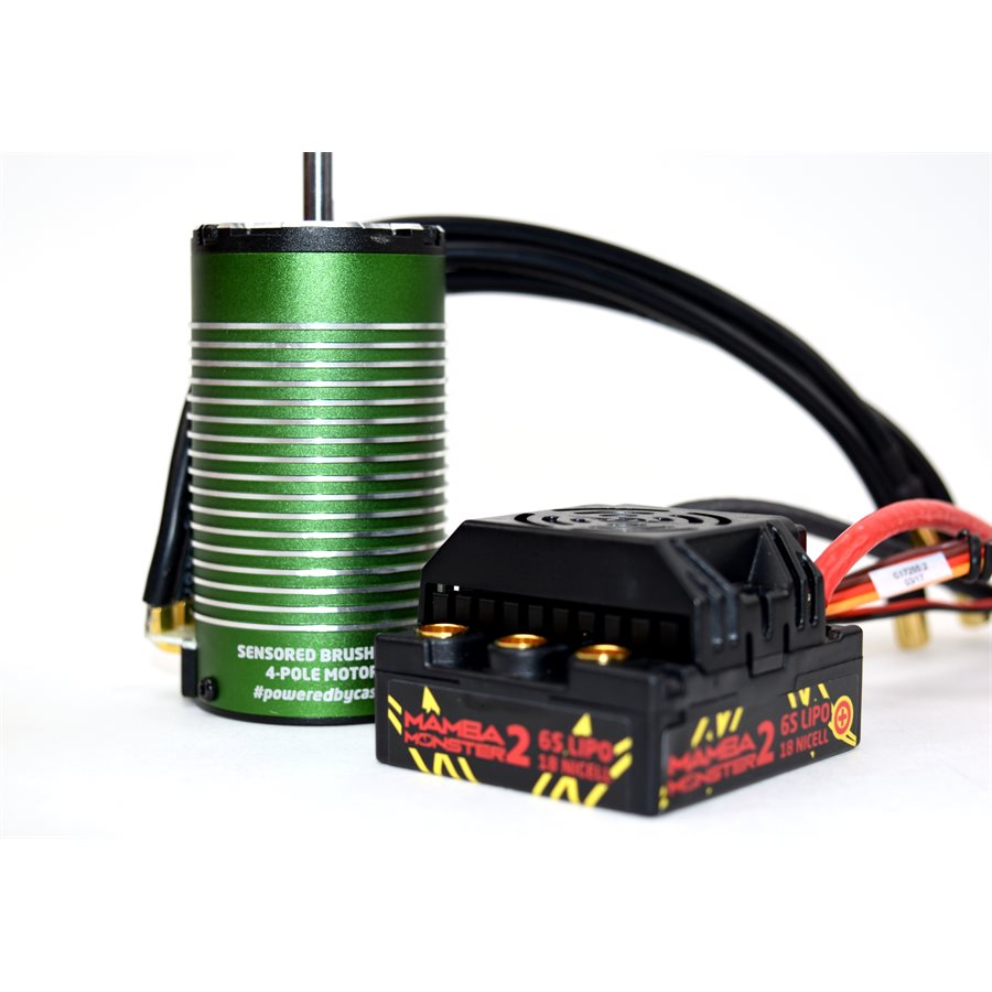 Castle Monster 2 1/8th 25V ESC Waterproof W/ 2200kv Sensored Motor