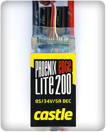 Castle Creations Phoenix Edge Lite 200 25V 200A ESC w/ 5A BEC