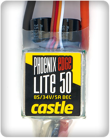Castle Phoenix Edge Lite 100 25V 100A ESC w/ 5A BEC - Click Image to Close