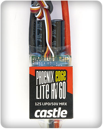 Castle Phoenix Edge Lite 60 HV - 60 Amp ESC, No BEC