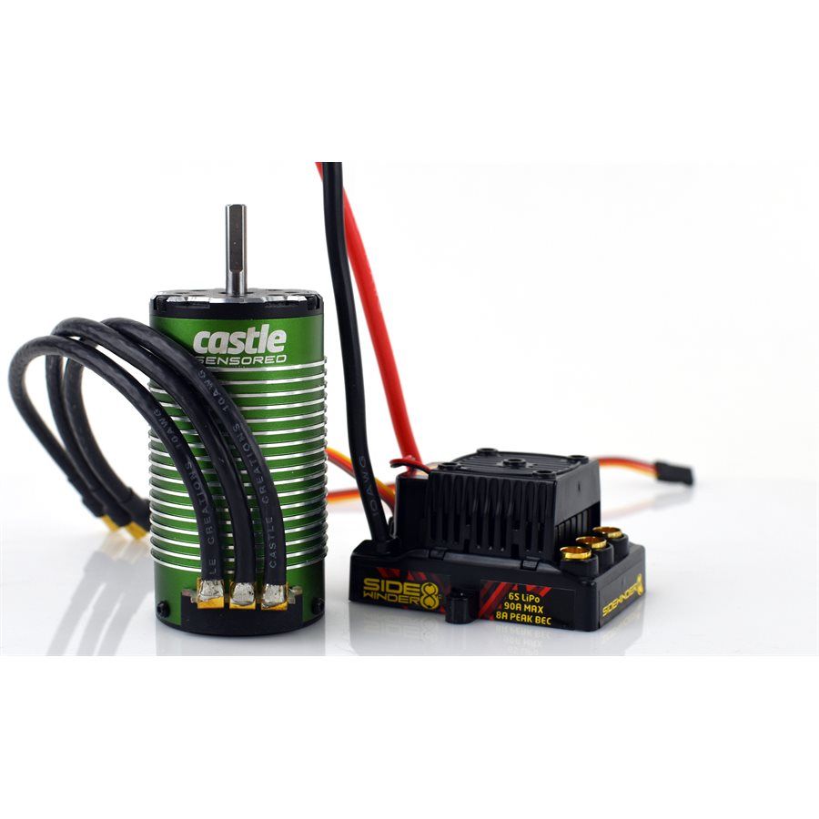 Castle Creations Sidewinder 1/8 ESC and 2200kV V2 Motor Combo - Click Image to Close