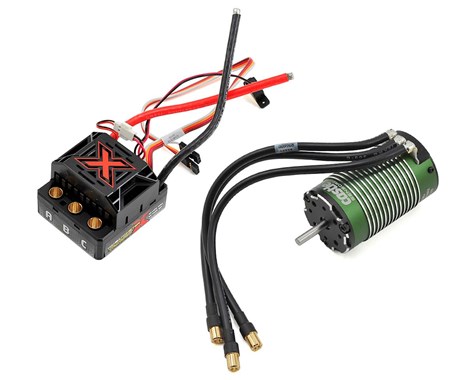 Castle Monster X 1/8 Brushless ESC Combo w/ 1512 Motor (1800Kv) - Click Image to Close