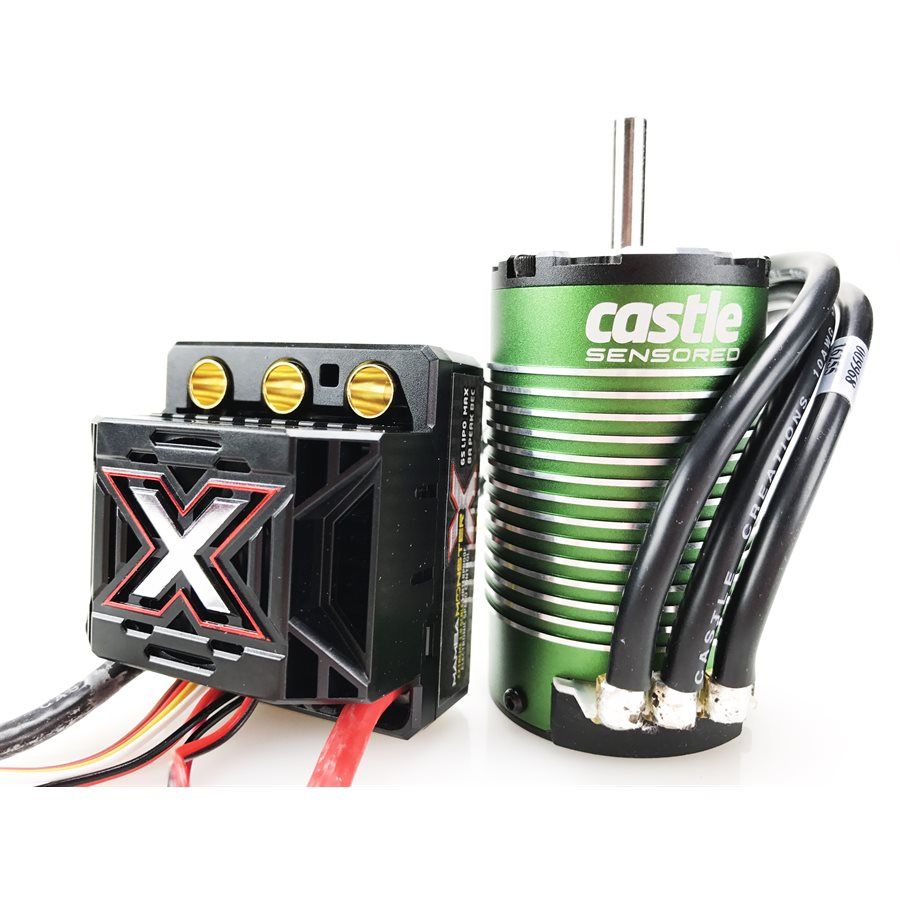 Castle Monster X 1/8 Brushless Combo w/ 1515 Motor (2200kV) V2 - Click Image to Close