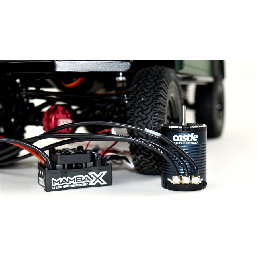 Castle Mamba X, 25.2v WP ESC And 1406-2850KV Crawler Combo 1/8"