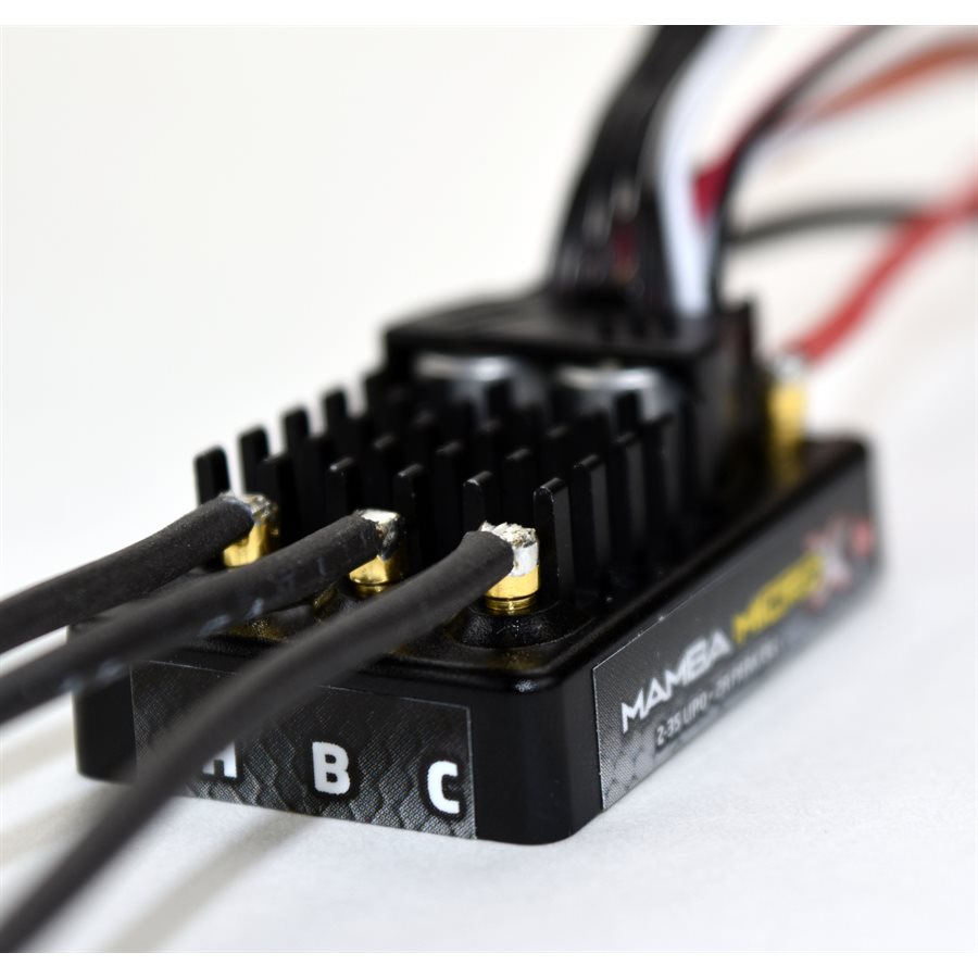 Castle Creations Mamba Micro X 12.6V ESC, 2A Peak BEC w/ Posts