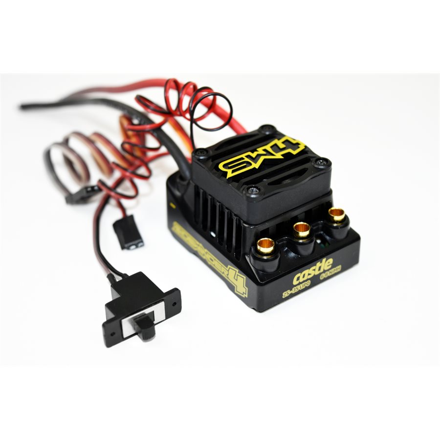 Castle SW4, 12.6V, 2A BEC, Waterproof Sensorless ESC