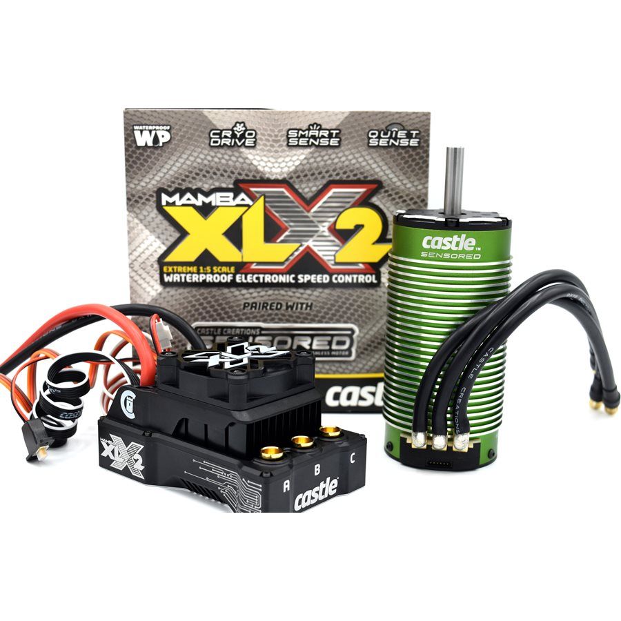 Castle MAMBA XLX2, 8S, 33.6V ESC, w/ 2028-800KV Sensored Motor