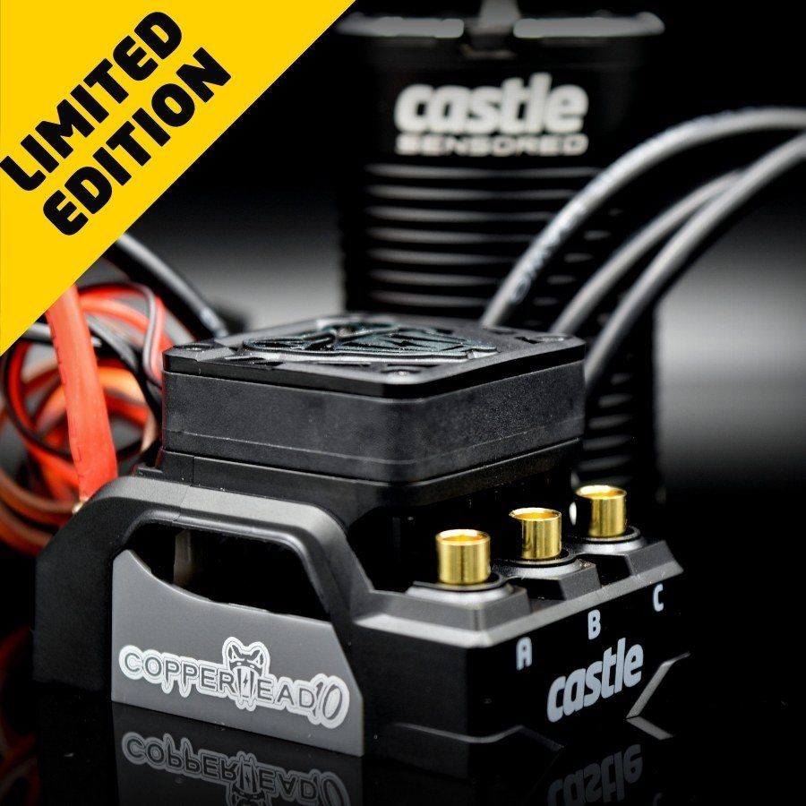 Castle Creations Copperhead 10 1412-3200KV Limited Edition SCT Combo
