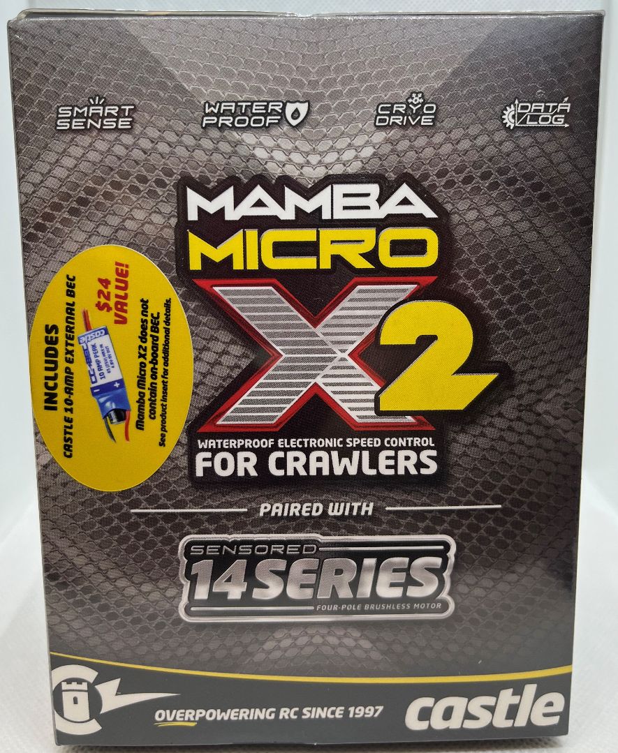 Castle Mamba Micro X2, 16.8V, WP ESC with 0808-4100KV Combo - Click Image to Close