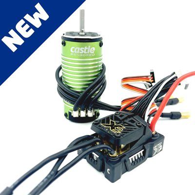 Castle Mamba Micro X2, 16.8V, WP ESC with 4mm Connectors - 1010-4400KV Sensored Combo. ESC contains no internal BEC. Purchase includes an external Castle 10-AMP CC BEC (010-0004-00) that must be installed to operate correctly.