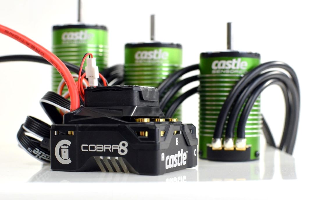 Castle Creations Cobra 8,25.2V ESC w/ 1512-2650KV Sensored Motor Combo