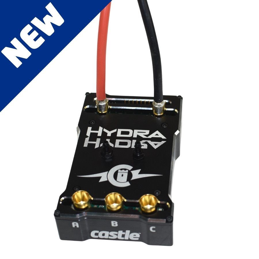 Castle Creations HYDRA XLX2, 8S, 33.6V ESC, 20A PEAK BEC - Click Image to Close