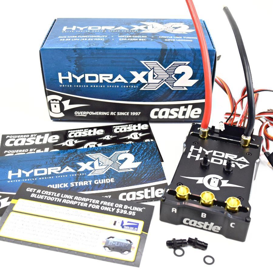 Castle Creations HYDRA XLX2, 8S, 33.6V ESC, 20A PEAK BEC