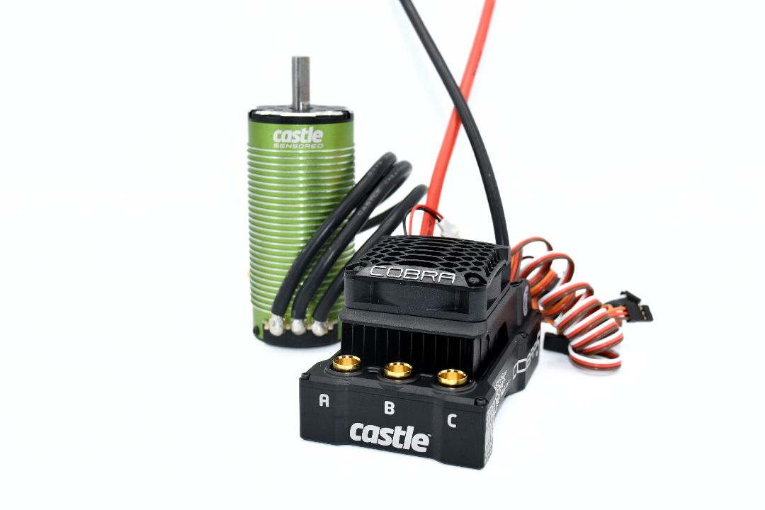 Castle Creations Cobra 5, 8S ESC, 20A PEAK BEC w/1721-1260KV