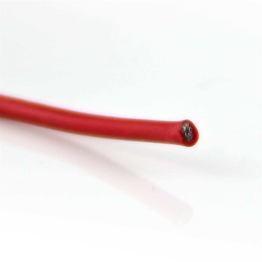 Castle Wire, 60", 16 AWG, Red - Click Image to Close