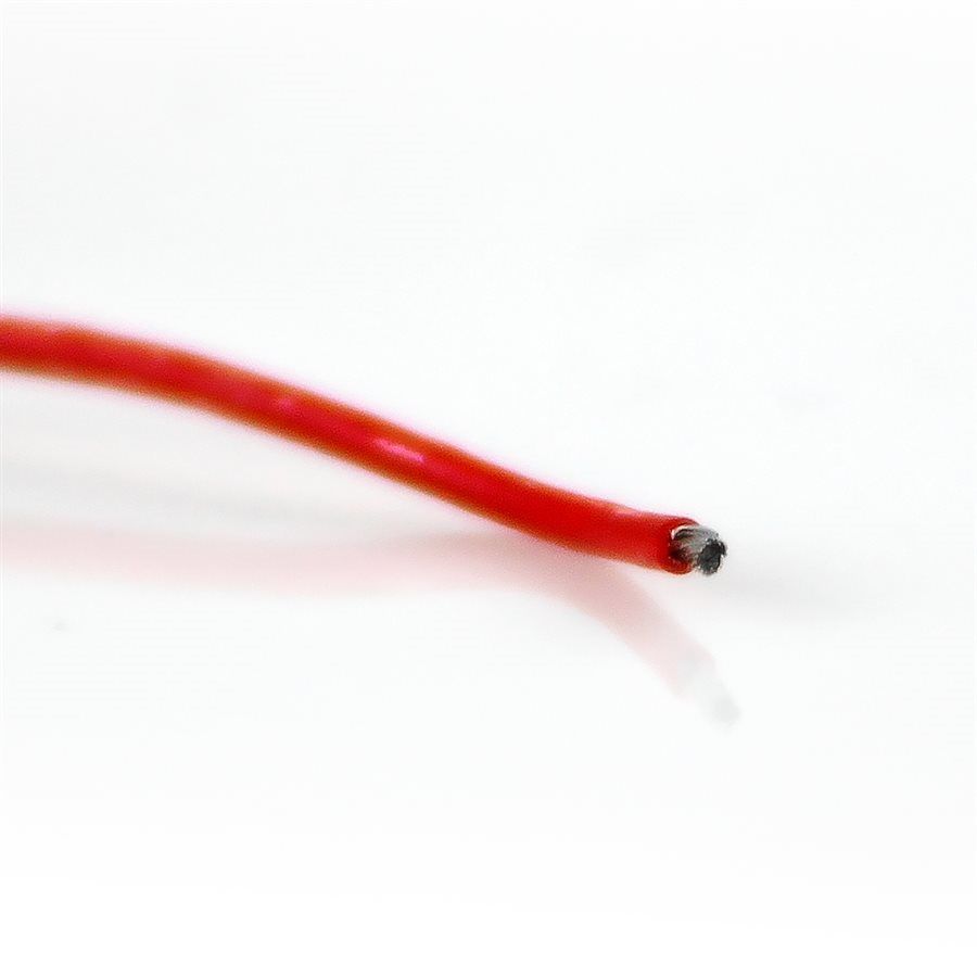 Castle Wire, 60", 20 AWG, Red