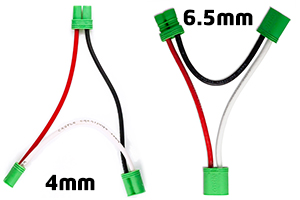 Castle Series Wire Harness, 4MM Polarized - Click Image to Close