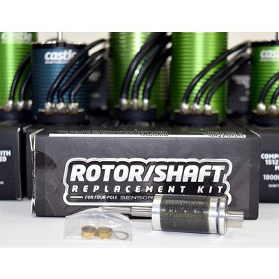 Castle Creations Rotor/Shaft Replacement Kit for 1406-1900KV, 2280KV,2850KV, 3800KV, 4600KV, 5700KV