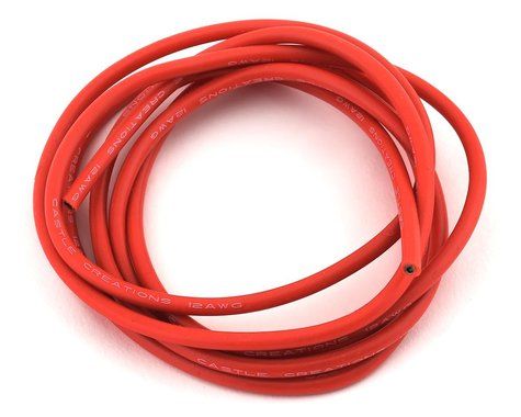 Castle Creations Wire 60", 12 AWG RED - Click Image to Close