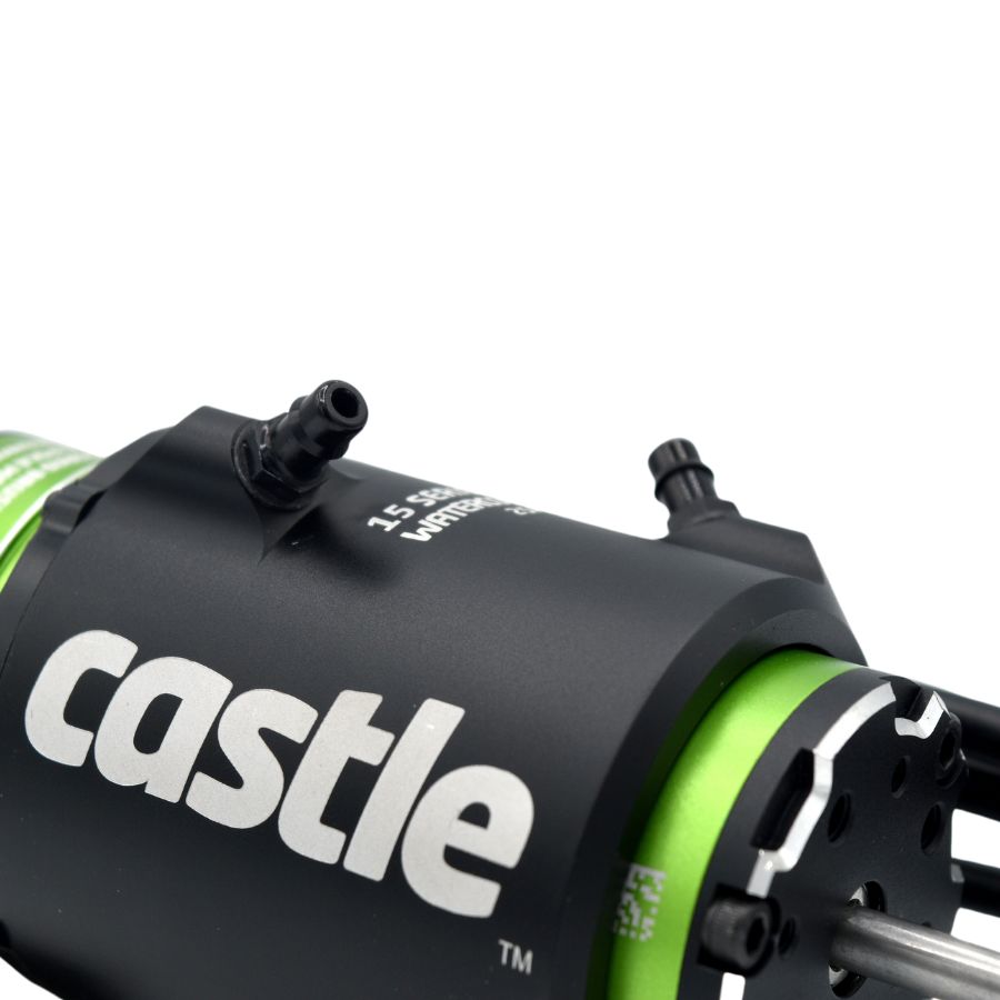 Castel Creations Water Jacket, Aluminum, 15 Series Motors - Click Image to Close