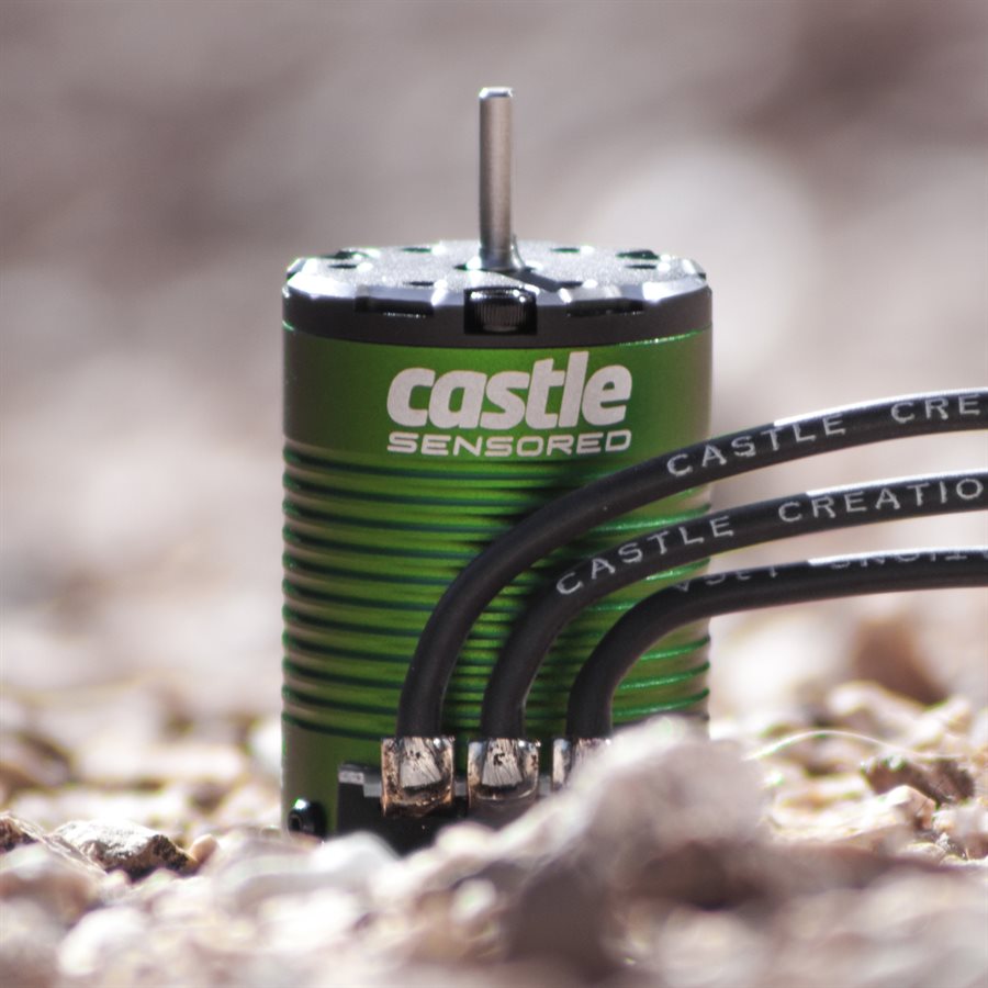 Castle 4-Pole Sensored Brushless Motor 1406-7700KV - Click Image to Close