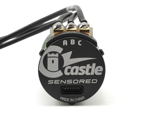 Castle 4-Pole Sensored Brushless Motor 1415-2400KV - Click Image to Close