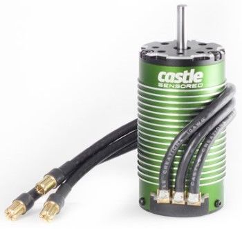 Castle 4-Pole Sensored Brushless Motor 1512-1800KV - Click Image to Close