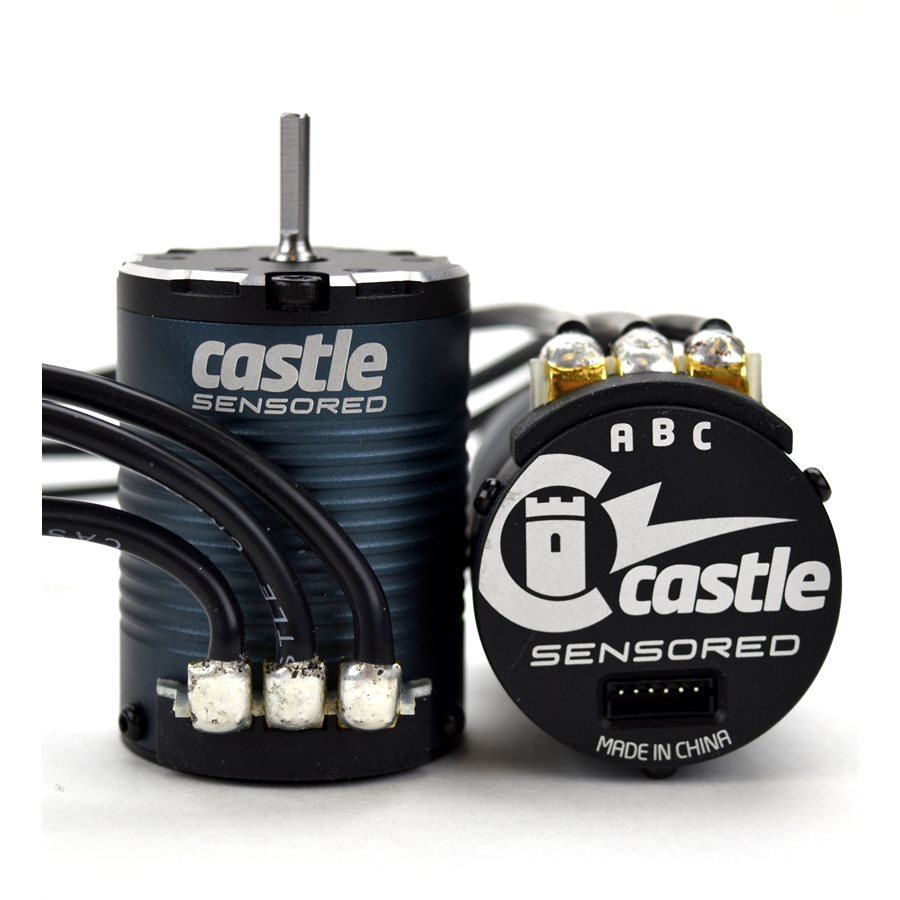 Castle Creations Motor, 4-Pole Sensored Brushless, 1406-1900KV