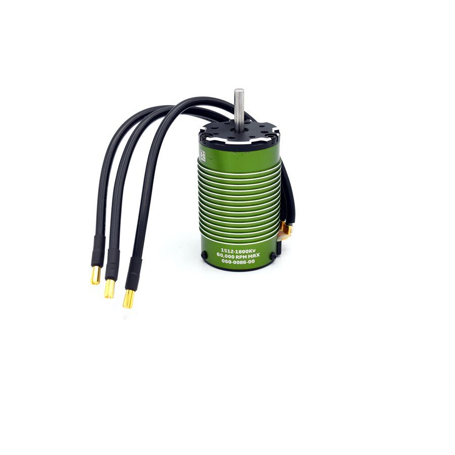 Castle Motor, 4-Pole Sensored Brushless, 1512-1800KV 4mm Bullets - Click Image to Close