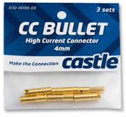 Castle 6.5mm High Current Bullet Connector Set (3ea) - Click Image to Close