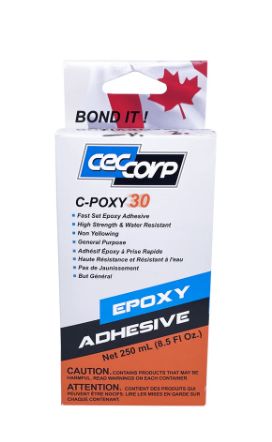 CECCORP C-Poxy 30, 30 min Epoxy Glue Kit (8.5 oz)