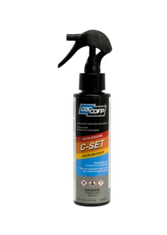 CECCORP C-Set CA Glue Accelerator Mist Spray - Foam Safe (2 oz)
