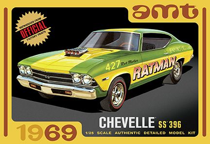 Damaged Box - AMT 1969 Chevy Chevelle Hardtop 1/25 (Level 2)