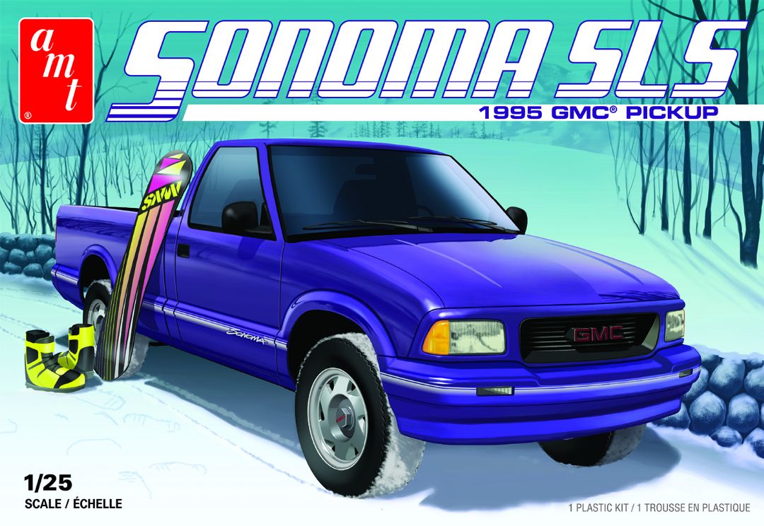 Damaged Box - AMT 1995 GMC Sonoma Pickup 2T 1/25 Kit (Level 2)