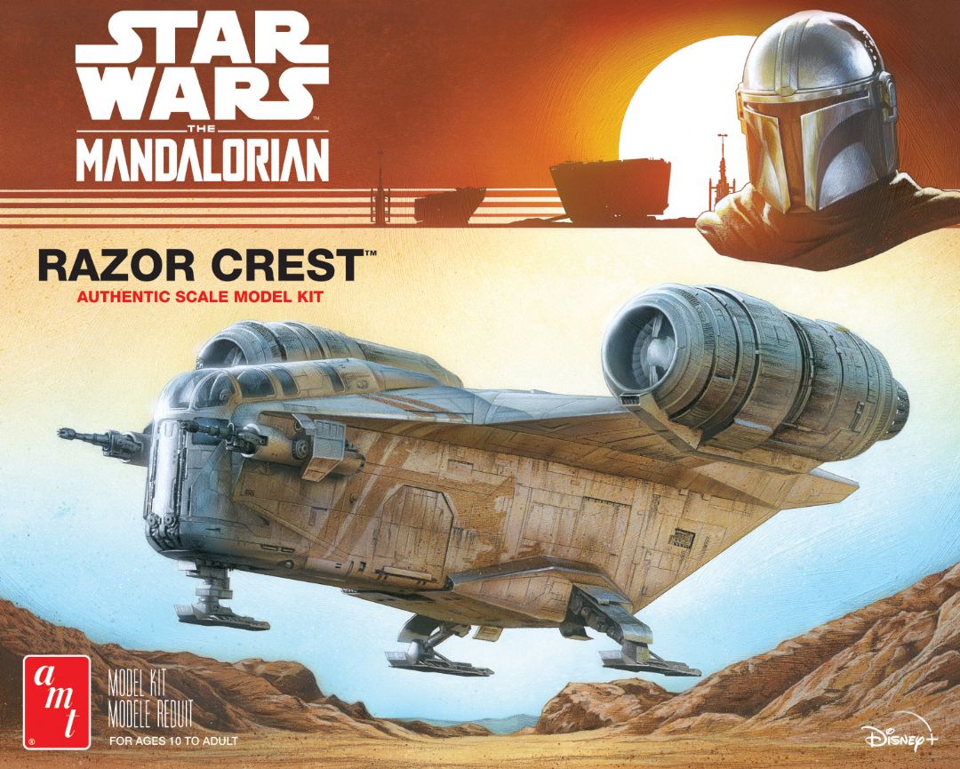 Damaged Box - AMT Star Wars Mandalorian Razor Crest 1/72 Level 2
