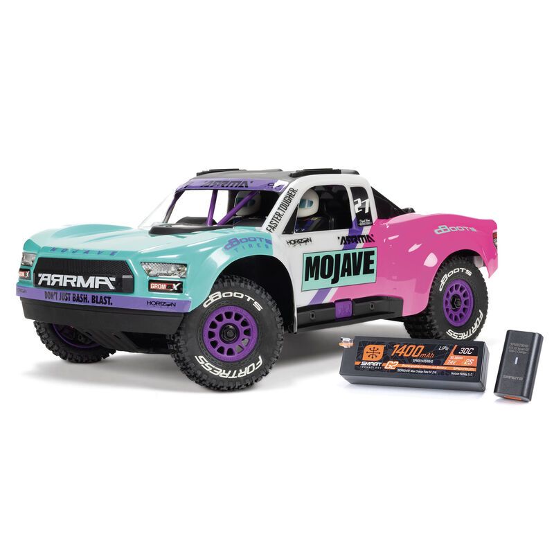 DBOX-Arrma 1/16 MOJAVE GROM BLX 4x4 RTR - Teal