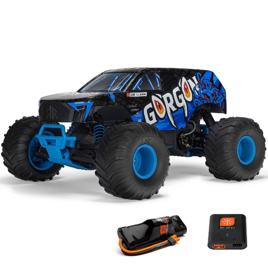 DBOX-Arrma 1/10 GORGON 2wd RTR (B&C Included) - Blue