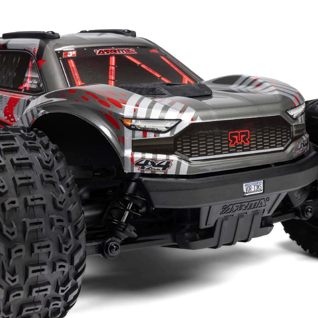 DBOX - Arrma 1/10 VORTEKS BLX 4x4 Stadium Truck RTR - Red