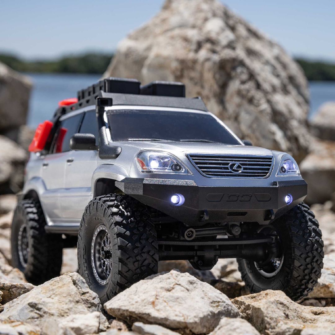 Damaged Box - Axial 1/24 SCX24 Lexus GX 470 4X4 RTR - Silver