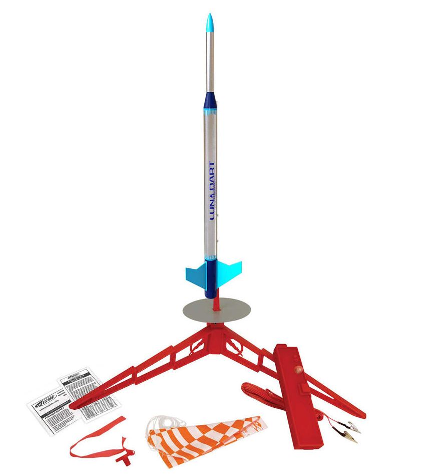 Damaged Box - Estes Rockets Luna Dart Launch Set - Beginner