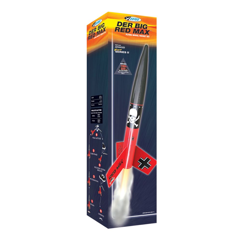 DBOX - Estes Rockets Der Big Red Max (English Only) - Advanced