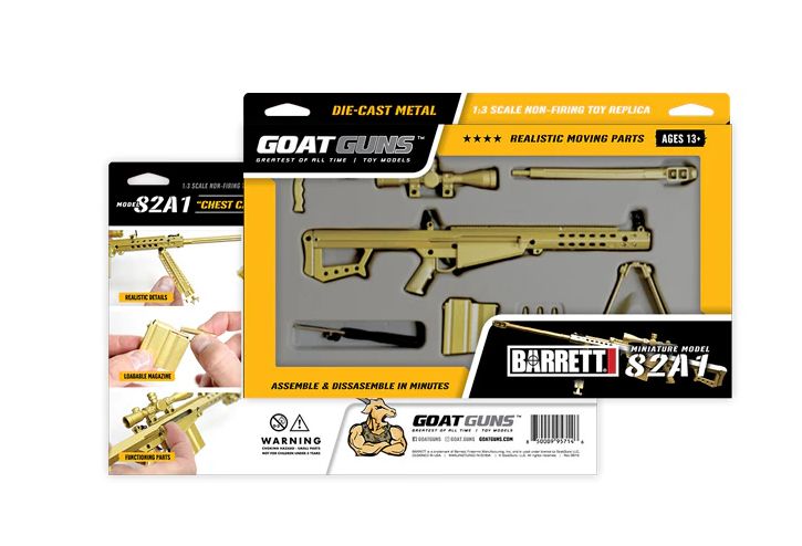 Damaged Box - GoatGuns BARRETT 82A1 .50 cal Kit - Flashy Gold