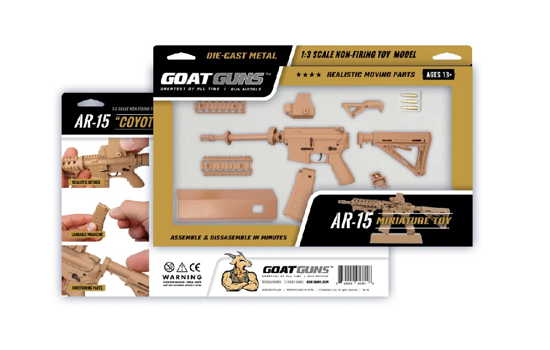 Damaged Box - GoatGuns AR15 Metal Diecast Model Assembly Kit