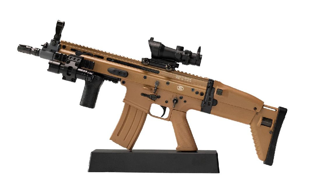DBOX-GoatGuns FN SCAR Metal Diecast Model Assembly Kit - Tan