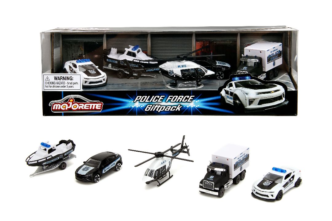 DBOX - Jada 1/64 "Majorette" Police Force Giftpack (5)