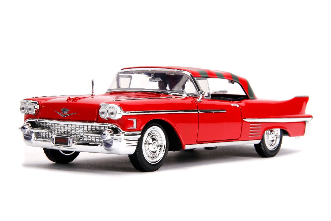 DBOX - Jada 1/24 "Hollywood Rides" 1958 Cadillac w/ Freddy