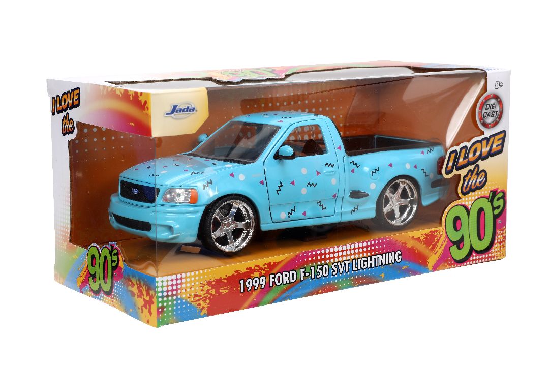 Damaged Box - Jada 1/24 I Love The 90-99 Ford F150 SVT Lightning