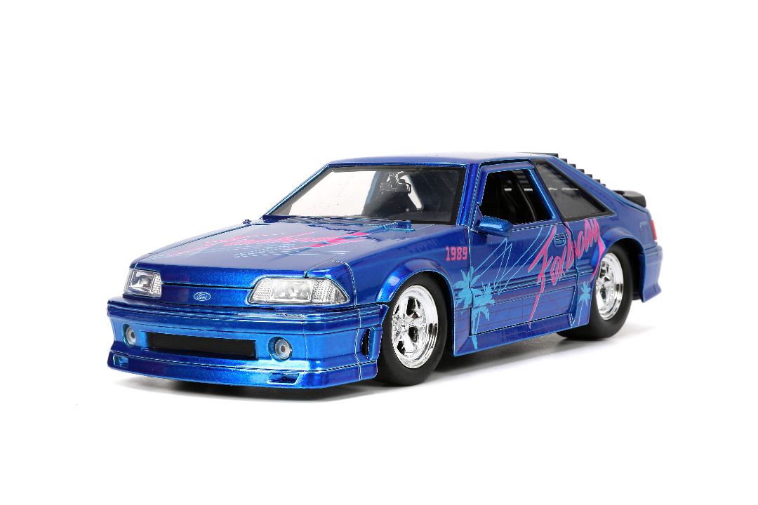 Damaged Box - Jada 1/24 "I Love The" 1980s - 89 Ford Mustang GT